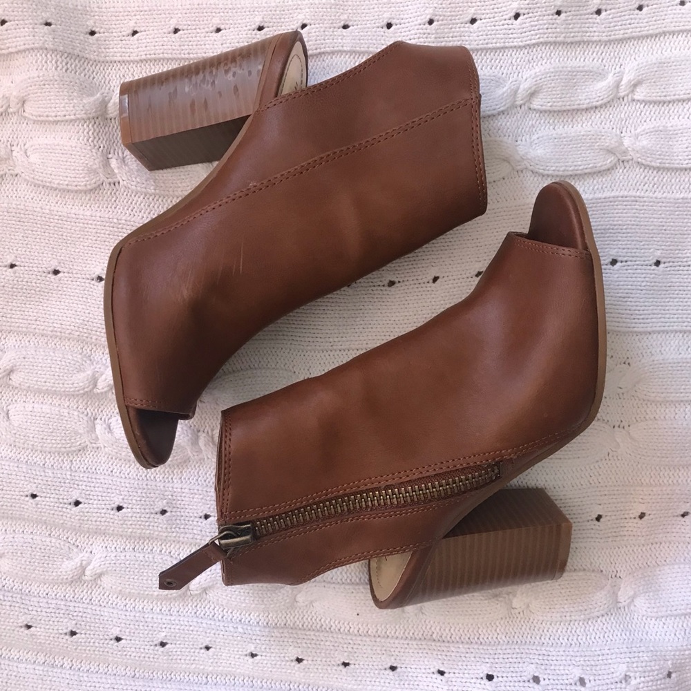 Madden Girl peep toe booties